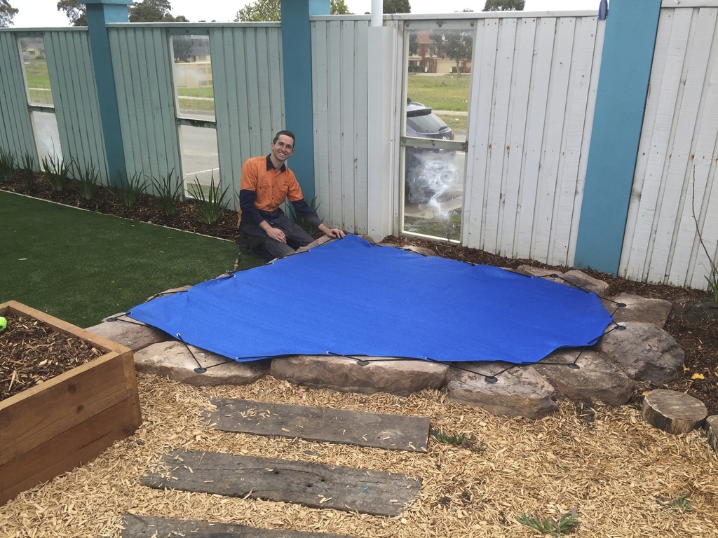 CUSTOM SANDPIT COVER